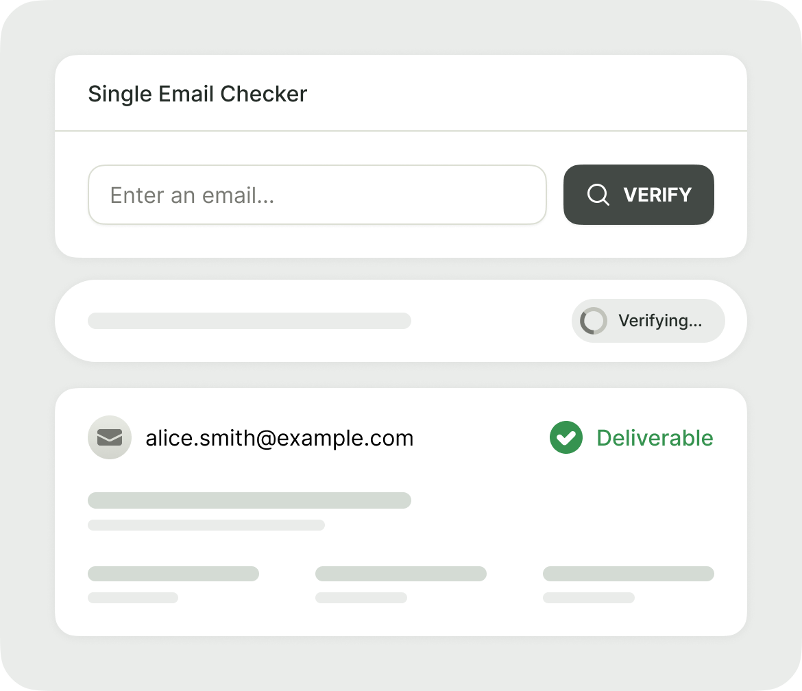 Single Email Checker